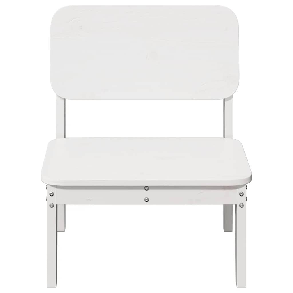 Prolenta Premium - Chaises de jardin bois blanc 60 x 52,5 x 72 cm - Prolenta premium p346.8 - Image 3
