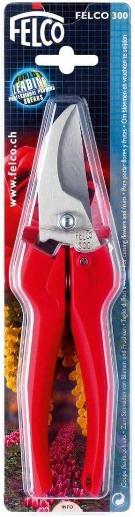 Felco - FELCO Sécateur Epinette n° 300 (Coupe Ø 10 mm, longueur 190 mm, sécateur de récolte, tête de coupe courbée en acier inoxydable) FELCO 300 - Image 3