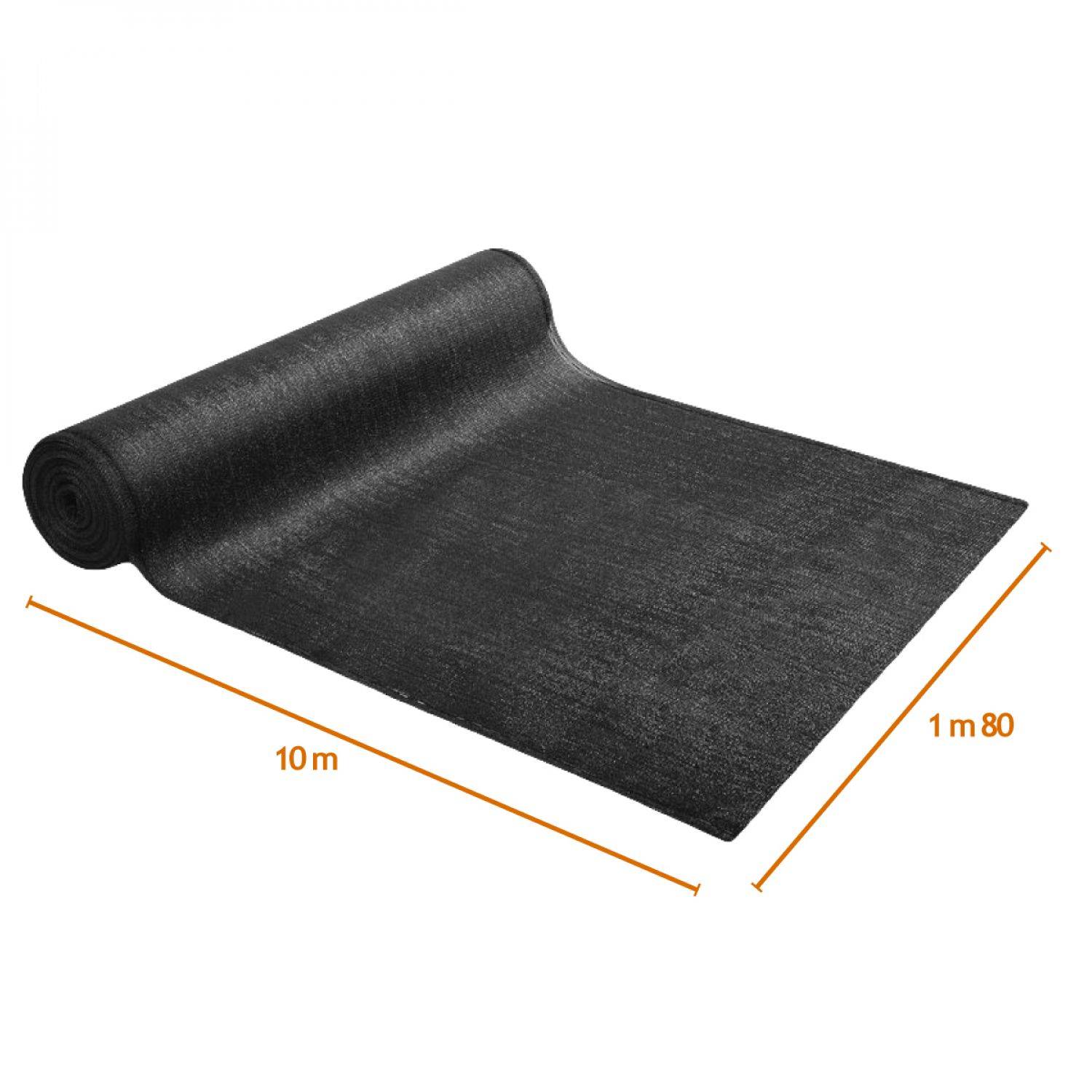 Linxor - Rouleau de brise vue occultant pour jardin - 1,80 x 10 m - Gris - Linxor - Image 2