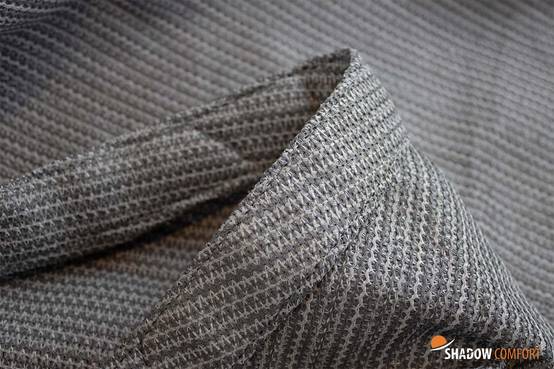 Voile d'ombrage perméable rectangle 3,0 x 5,0 Cool Grey - Shadow Confort - Image 2
