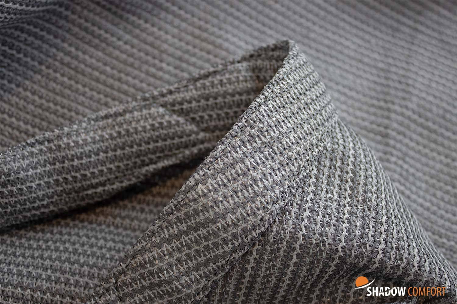 Voile d'ombrage perméable rectangle 3,0 x 5,0 Cool Grey - Shadow Confort - Image 2