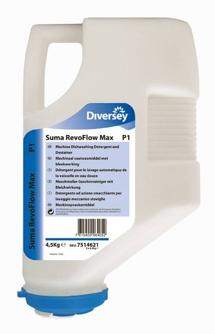 Détergent Poudre Ultra Concentré Bidon de 4.5kg - Lot de 3 - Diversey