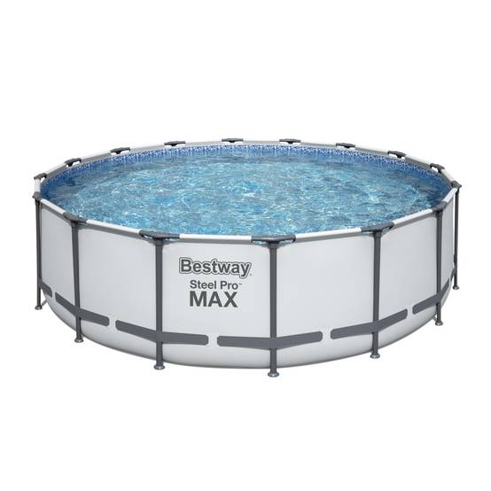 Bestway - Piscine tubulaire Ø 488 x 122 cm BESTWAY hors sol ronde Steel Pro Max™ Pompe Echelle Bache et filtre Inclus - Image 1