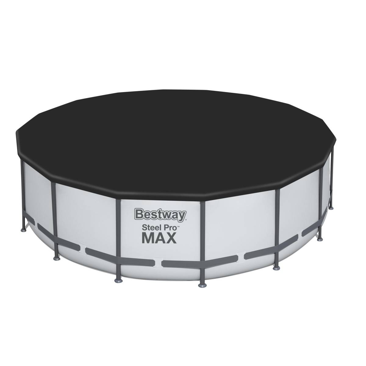 Bestway - Piscine tubulaire Ø 488 x 122 cm BESTWAY hors sol ronde Steel Pro Max™ Pompe Echelle Bache et filtre Inclus - Image 10