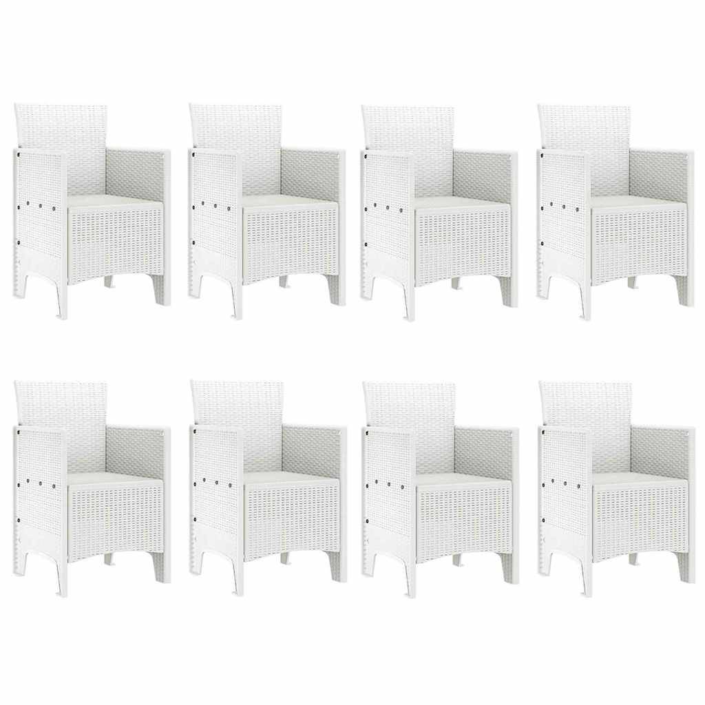 ComfortXL - Ensemble Table et Chaises de Jardin Résine Tressée 8 Places Confort pour Repas Extérieur Gris Clair – ComfortXL Outdoor Living - Image 5