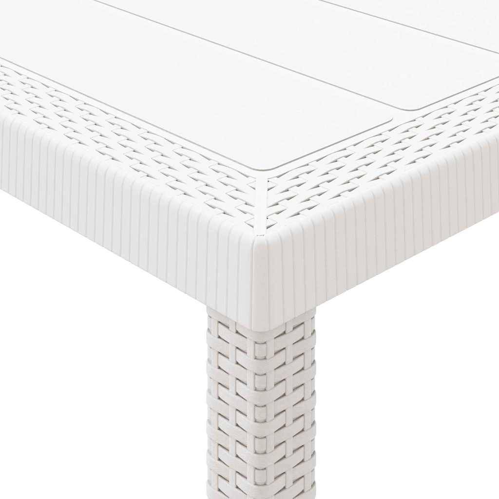 ComfortXL - Ensemble Table et Chaises de Jardin Résine Tressée 8 Places Confort pour Repas Extérieur Gris Clair – ComfortXL Outdoor Living - Image 7
