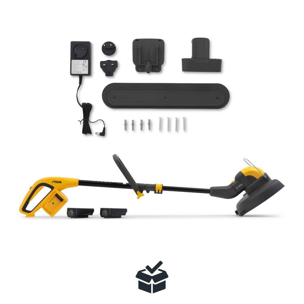 Stiga - Kit coupe-bordures GT 300e sans fil, 20V 2Ah, tête rotative, 2 batteries incluses - STIGA - Image 8