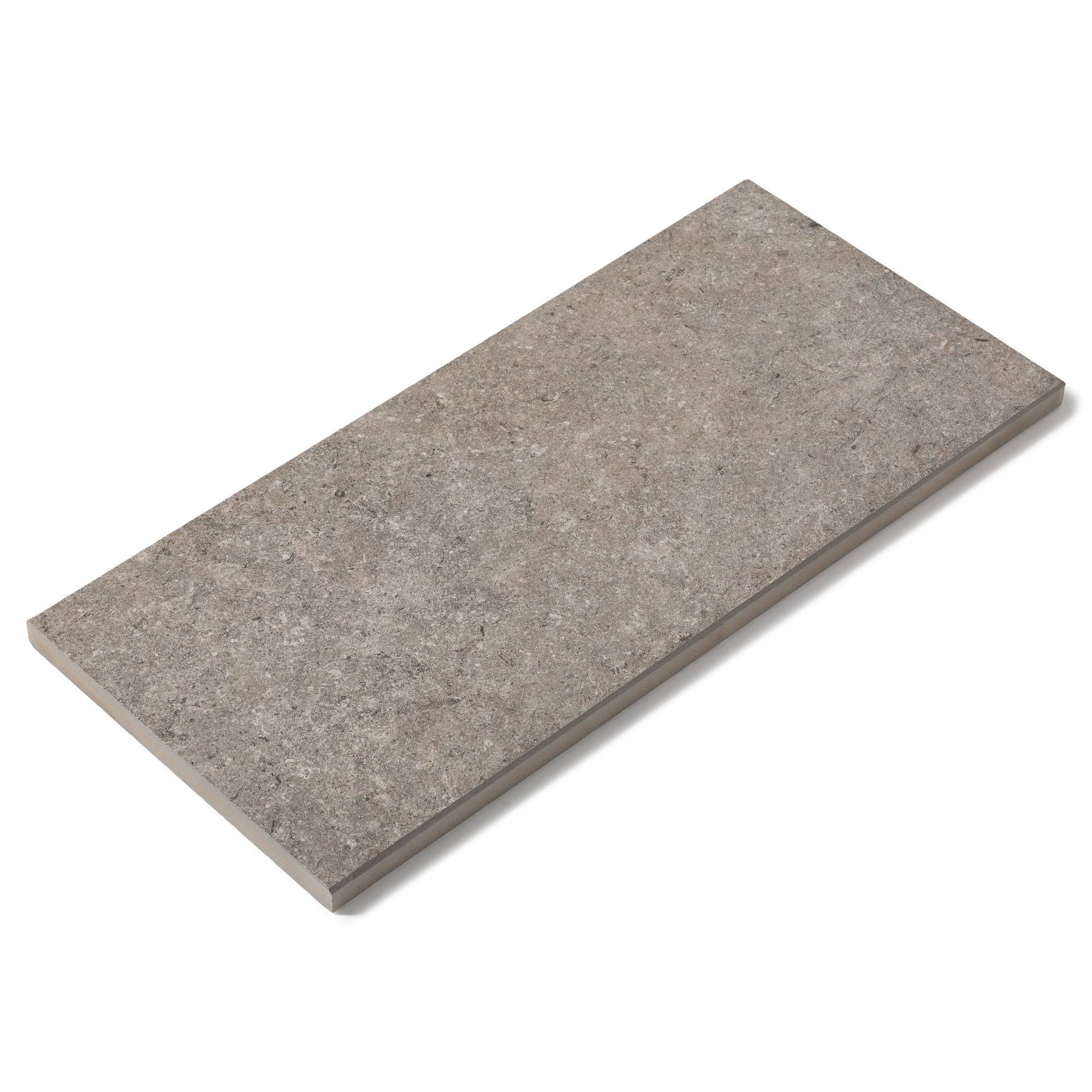 Margelle de piscine effet Pierre Gris Cotto 60x28x2 cm Bord Droit Pietra - RO'MA CARRELAGE - Image 3