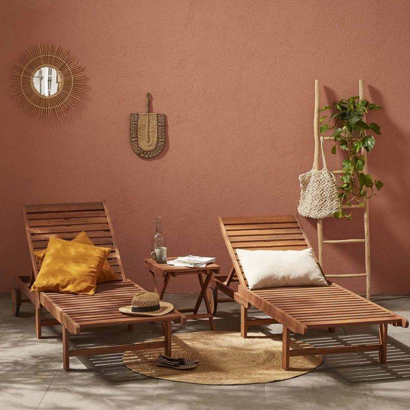 Forest Style - Table basse de jardin pliante en Acacia - Image 4