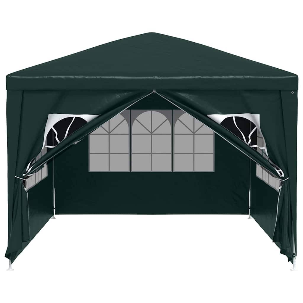 ComfortXL - Tente de Réception Acier Jardin Marché avec 3 Parois Amovibles 3x4 m Vert - ComfortXL Outdoor Living - Image 4
