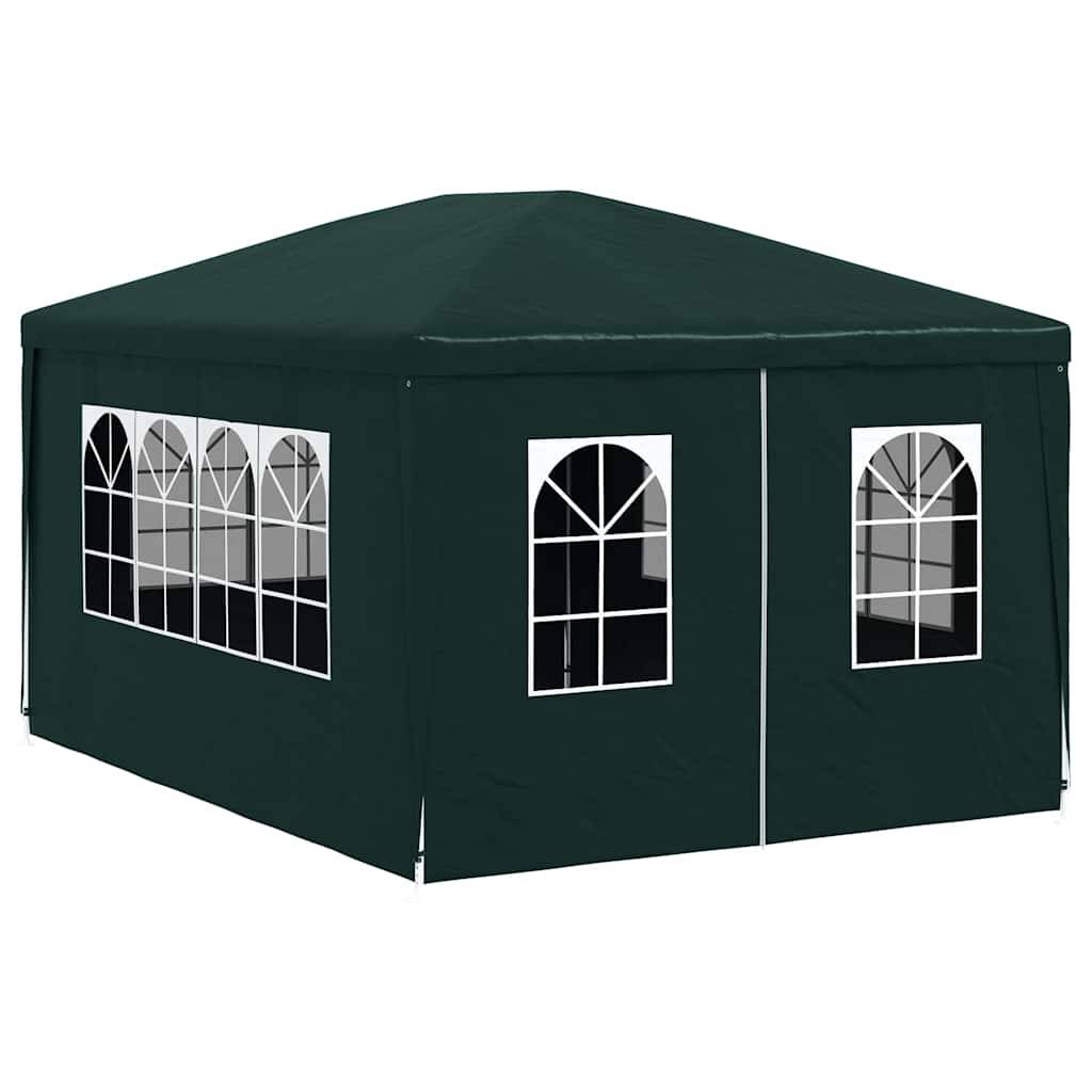 ComfortXL - Tente de Réception Acier Jardin Marché avec 3 Parois Amovibles 3x4 m Vert - ComfortXL Outdoor Living - Image 3