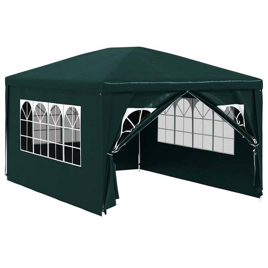 ComfortXL - Tente de Réception Acier Jardin Marché avec 3 Parois Amovibles 3x4 m Vert - ComfortXL Outdoor Living - Image 2