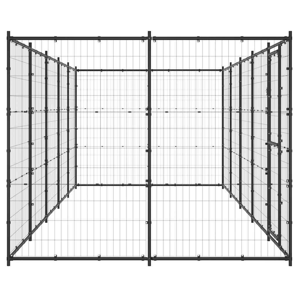 Vidaxl - Chenil extérieur Acier 12,1 m² vidaXL 3082299 - Image 6