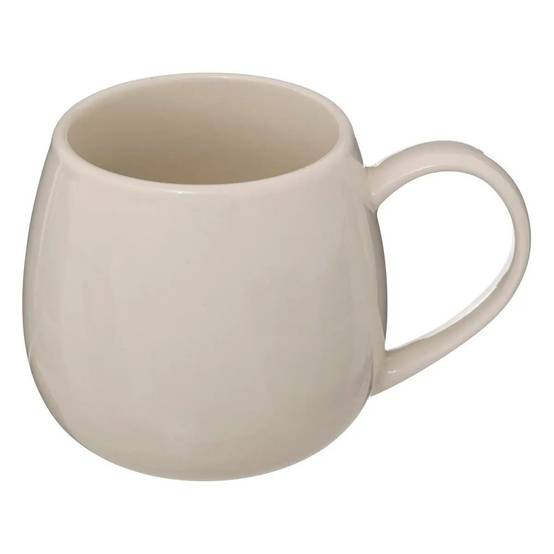 Lot de 6 Mugs en Porcelaine "Nora" 30cl Blanc - Image 2