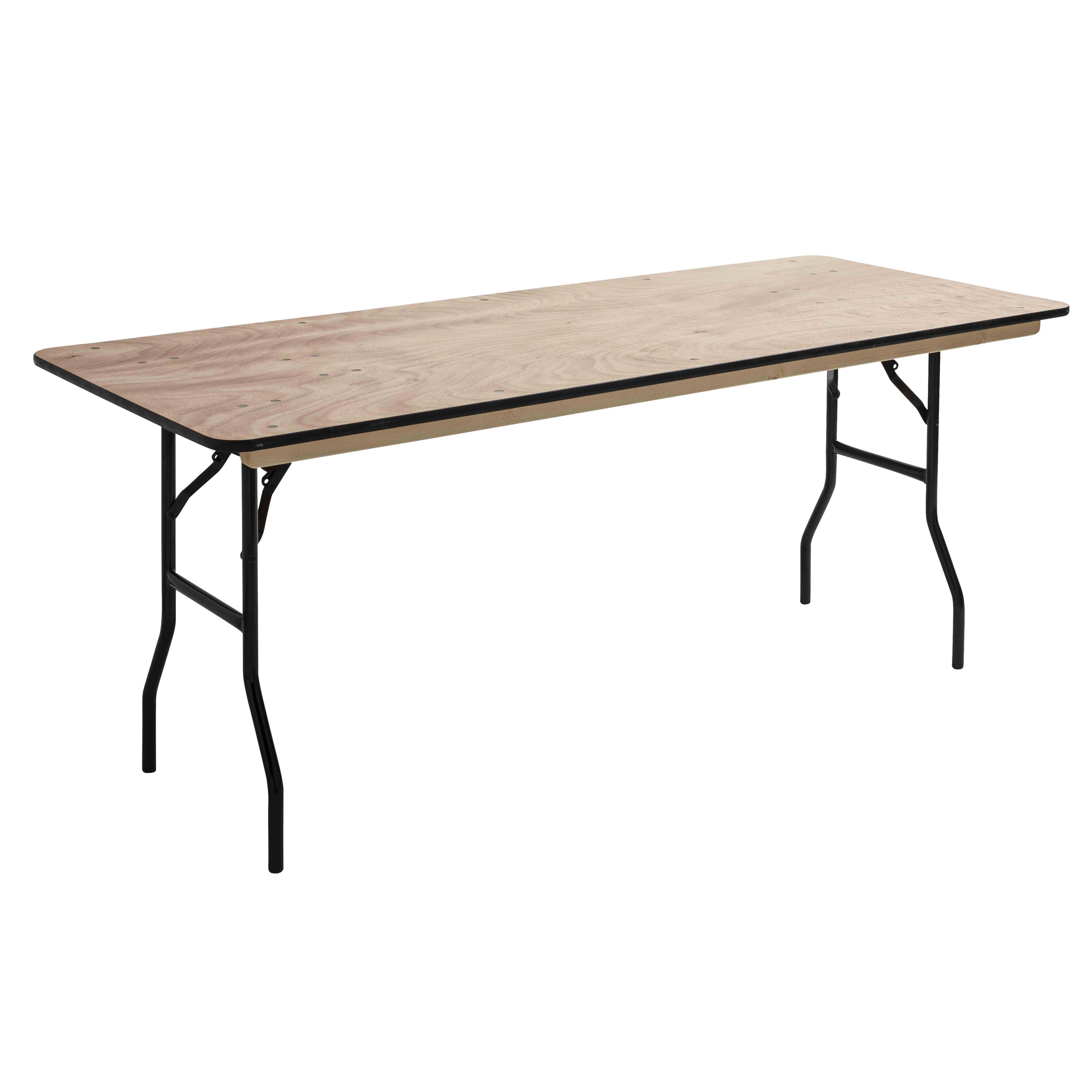 Oviala - Lot de 10 Tables pliantes en bois 180 cm TABLE PRO - Oviala - Image 1