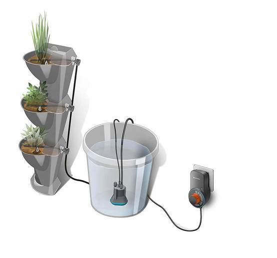 Gardena - Kit d'extension pour mur végétal avec réservoir d'arrosage Gardena - Image 6