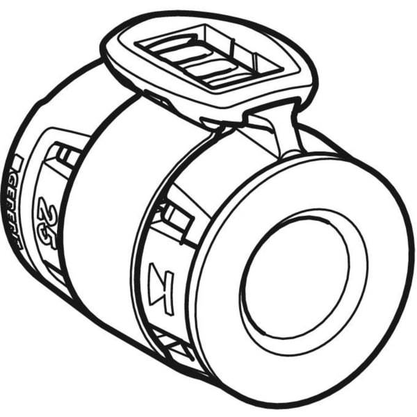 Bouchon de terminaison de tube FlowFit - DN 12 - Ø 16 mm - GEBERIT - 620.740.00.1 - Image 2