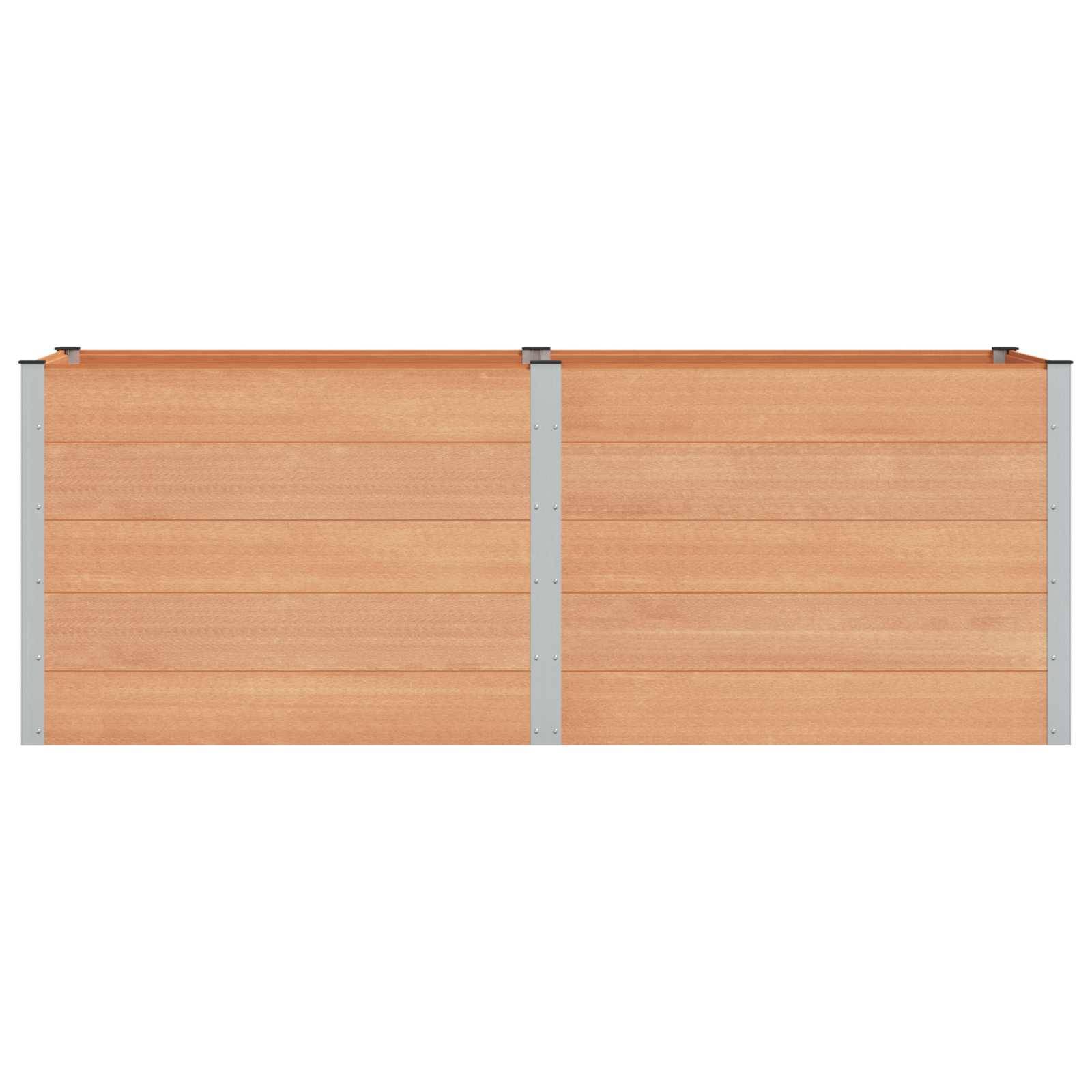Prolenta Premium - Jardinière aluminium marron 250 x 100 x 91 cm - Prolenta premium p3416.6 - Image 3