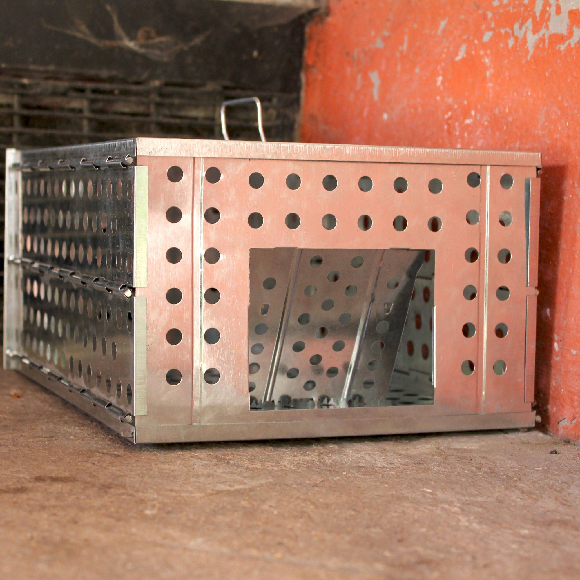 Piège à Rongeurs Rats et Souris - Pliable en Acier Galvanisé 30x22x15 cm - Sans Blessure - Réutilisable, Naturelle et Efficace - Image 2