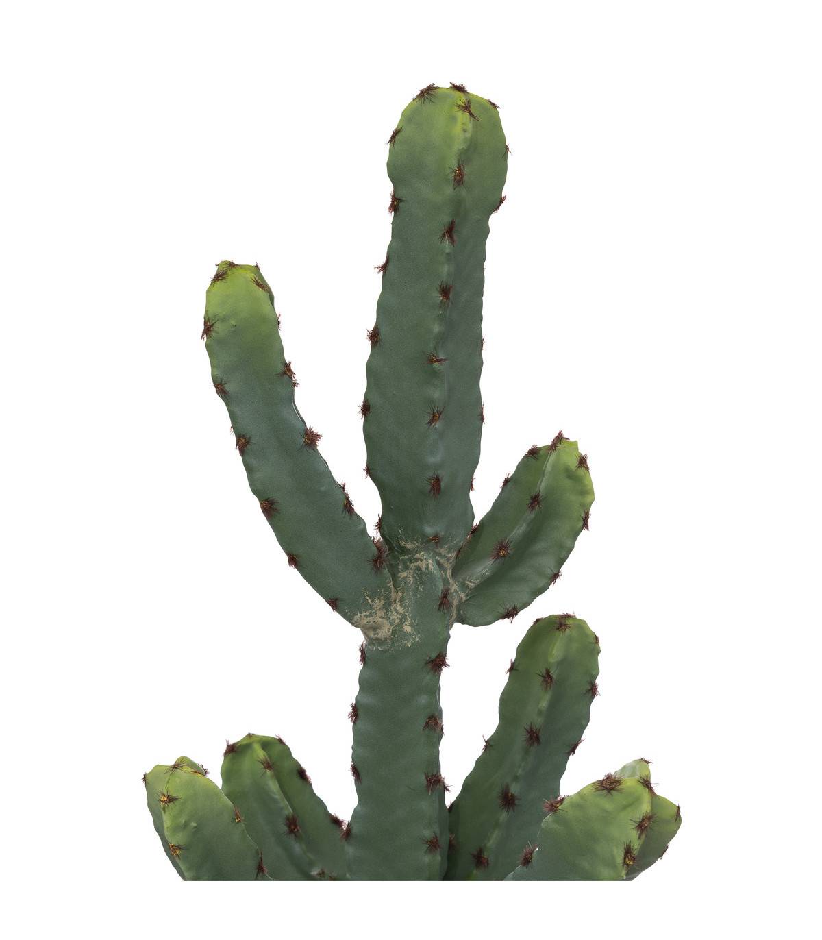 Plante artificielle Cactus dans Pot en Terre cuite H 49 cm - Image 2