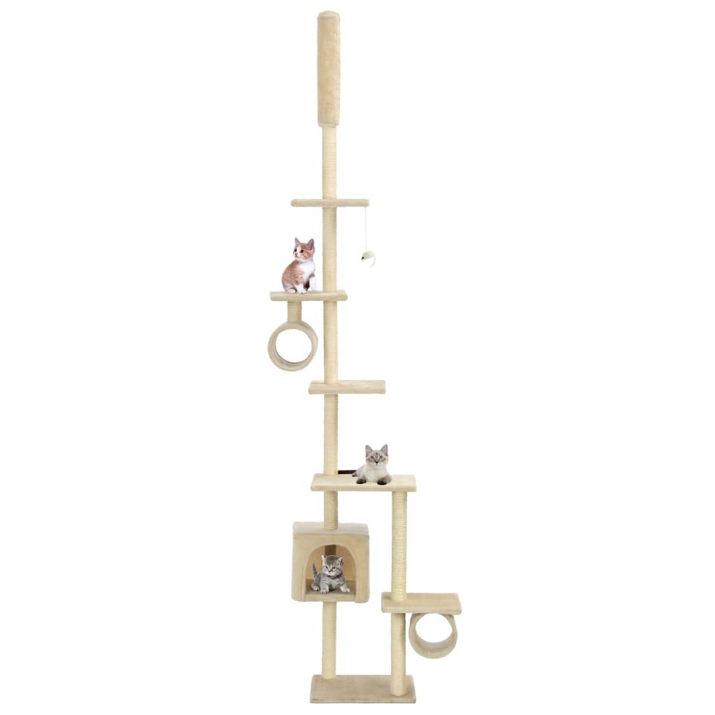 Vidaxl - Arbre à chat avec griffoirs en sisal 260 cm Beige vidaXL 170534 - Image 1