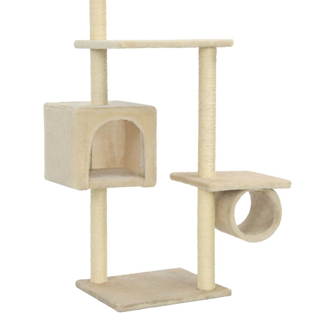 Vidaxl - Arbre à chat avec griffoirs en sisal 260 cm Beige vidaXL 170534 - Image 7