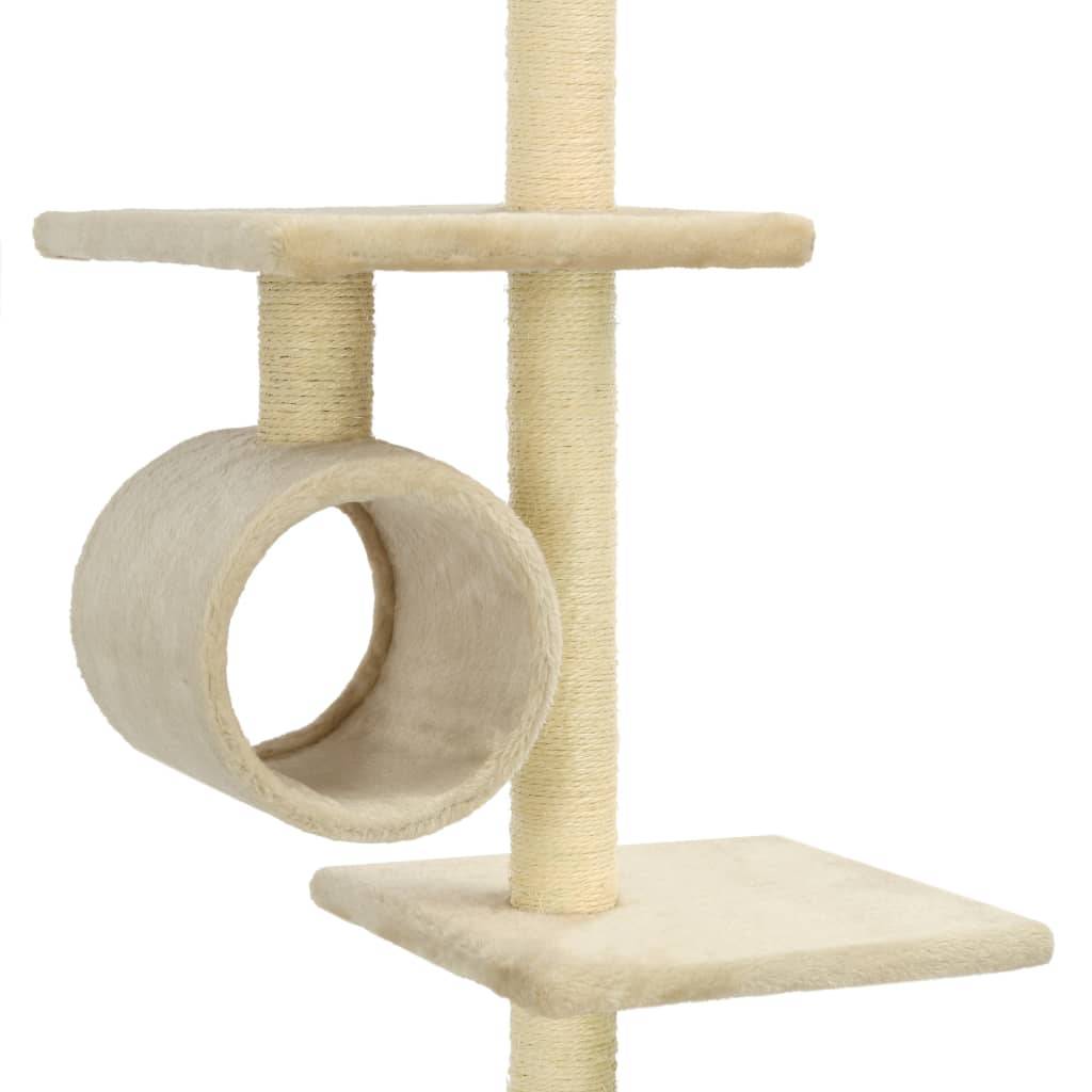 Vidaxl - Arbre à chat avec griffoirs en sisal 260 cm Beige vidaXL 170534 - Image 5