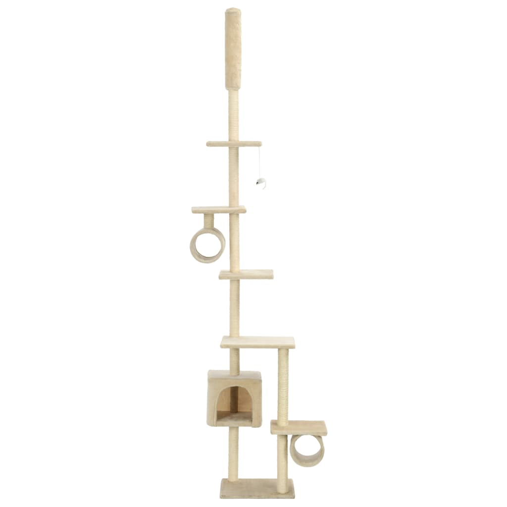 Vidaxl - Arbre à chat avec griffoirs en sisal 260 cm Beige vidaXL 170534 - Image 3