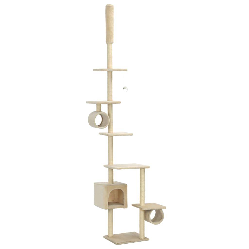 Vidaxl - Arbre à chat avec griffoirs en sisal 260 cm Beige vidaXL 170534 - Image 2