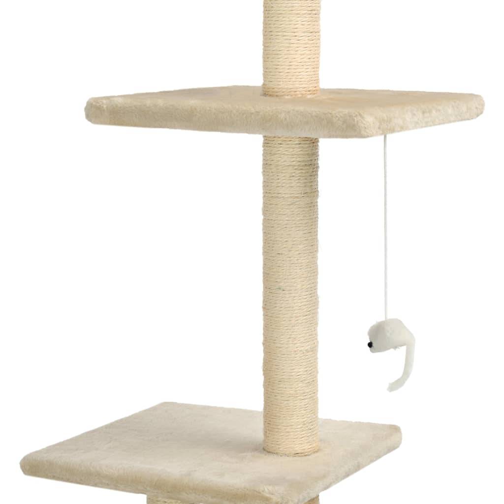 Vidaxl - Arbre à chat avec griffoirs en sisal 260 cm Beige vidaXL 170534 - Image 4
