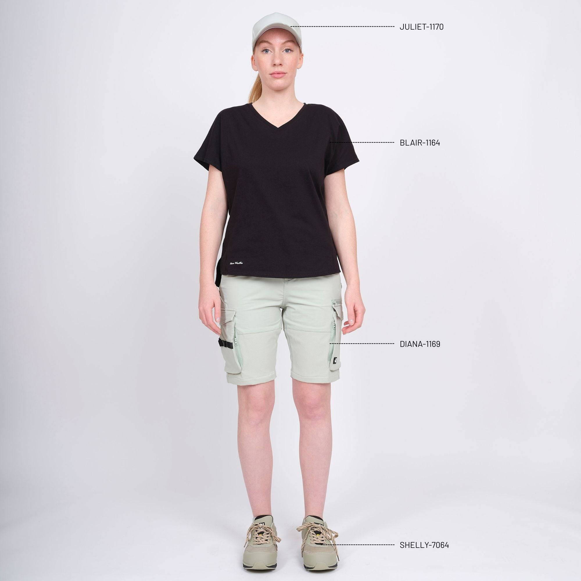 Nineworths - BLAIR - T-SHIRT MANCHES COURTES DE TRAVAIL - 1164 | Noir - Image 3