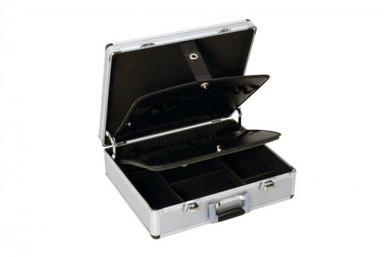 Valise aluminium robuste vide avec panneaux de rangement - MOB - Image 3