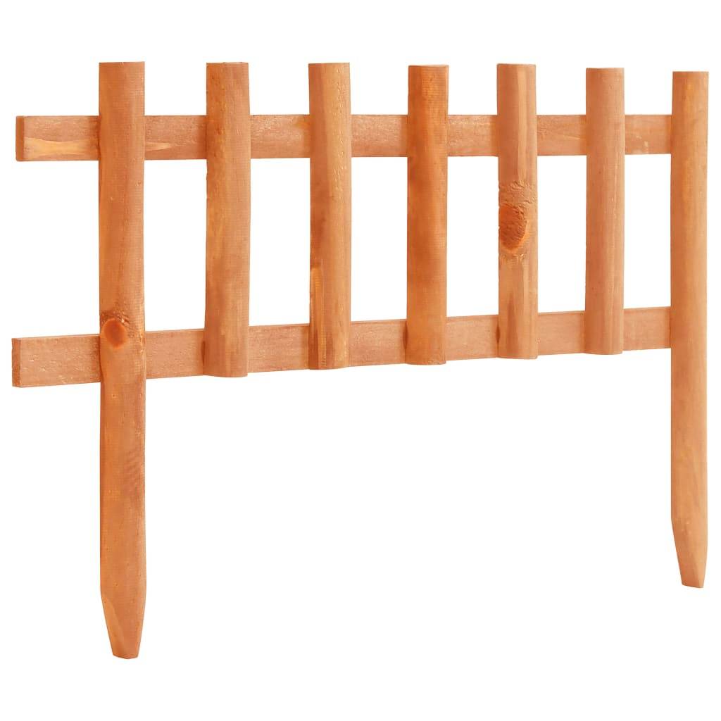 Maison Chic - Bordure de jardin - Limite de jardin - Parterre 10 pcs Bois de sapin 4,4 m-JU302 - Image 3