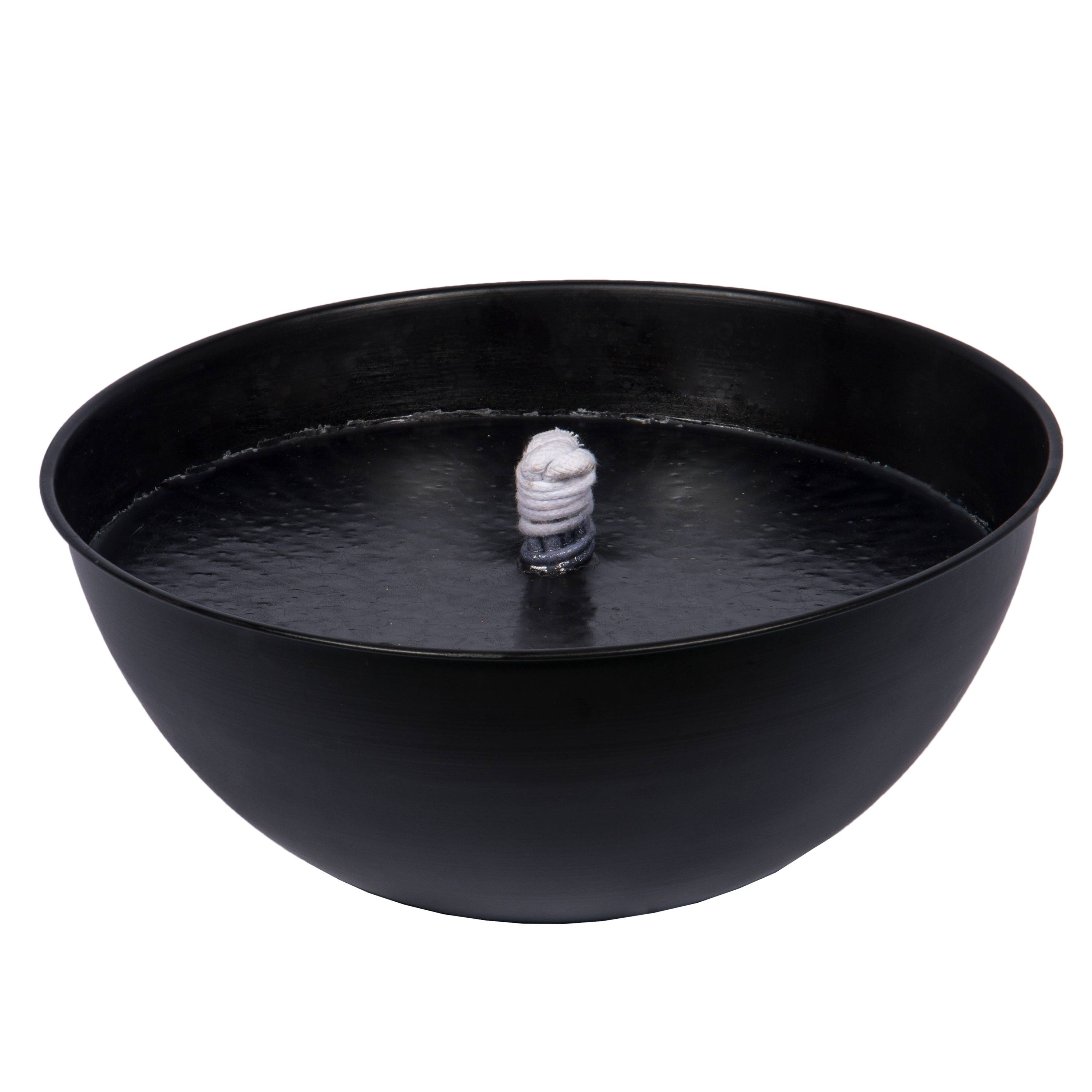 Bougie extérieure à la citronnelle est dans un pot en fer avec trépied - Brin d'Ombre - Image 5