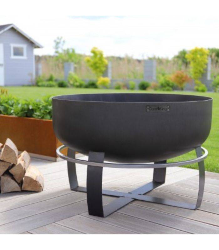 Braséro de jardin XXL VIKING 60cm de diamètre, acier naturel,CookKing, 111564 - Image 3