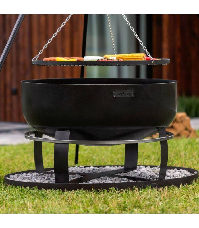 Braséro de jardin XXL VIKING 60cm de diamètre, acier naturel,CookKing, 111564 - Image 6