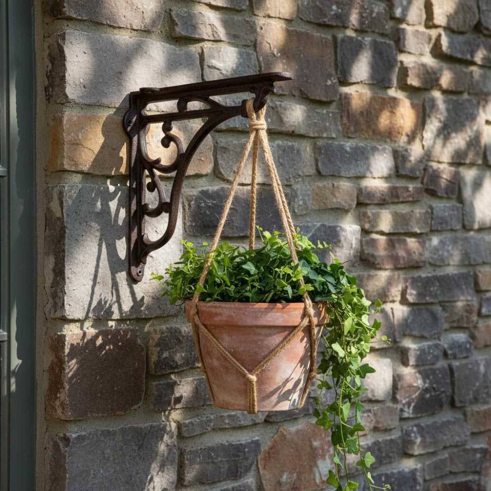 Aubry Gaspard - Crédence à patère murale en fonte 24 cm - Image 2