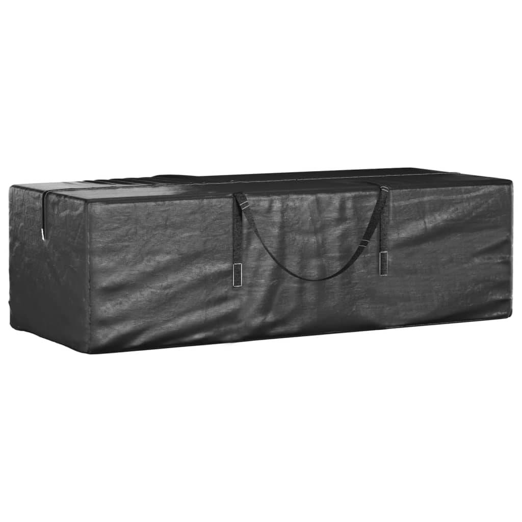 Housse de protection pour sapin de Noël - Sac de rangement noir 135x40x55 cm PE - Image 2