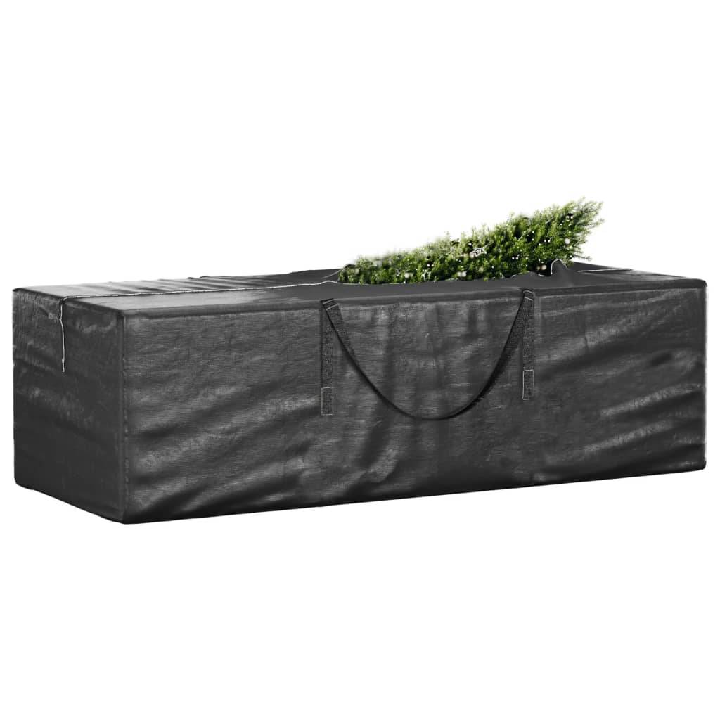 Housse de protection pour sapin de Noël - Sac de rangement noir 135x40x55 cm PE - Image 1
