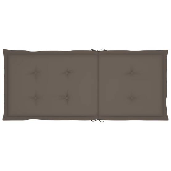 Chaise à bascule Bois d'acacia massif Taupe 57 x 100 x 117 cm - PANGIVO - Image 7