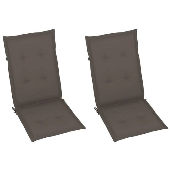 Chaise à bascule Bois d'acacia massif Taupe 57 x 100 x 117 cm - PANGIVO - Image 6