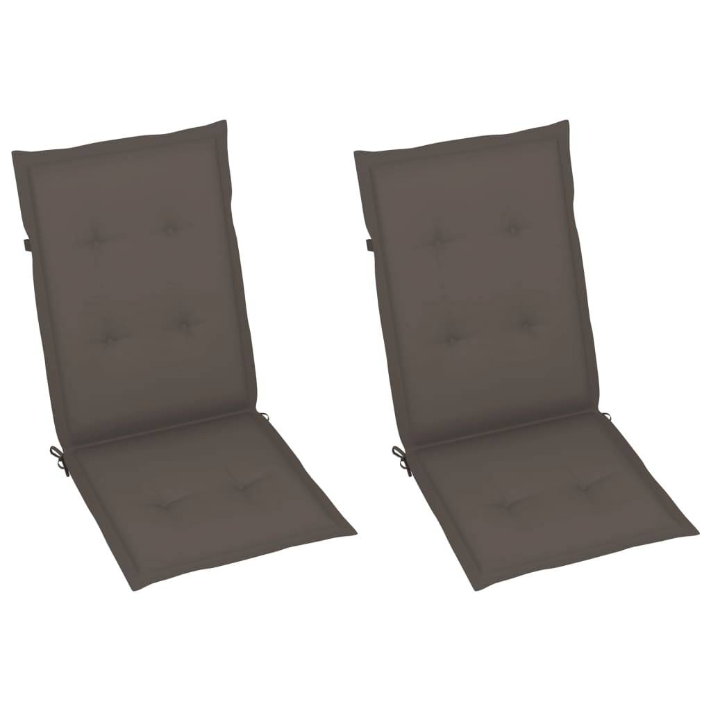 Chaise à bascule Bois d'acacia massif Taupe 57 x 100 x 117 cm - PANGIVO - Image 6