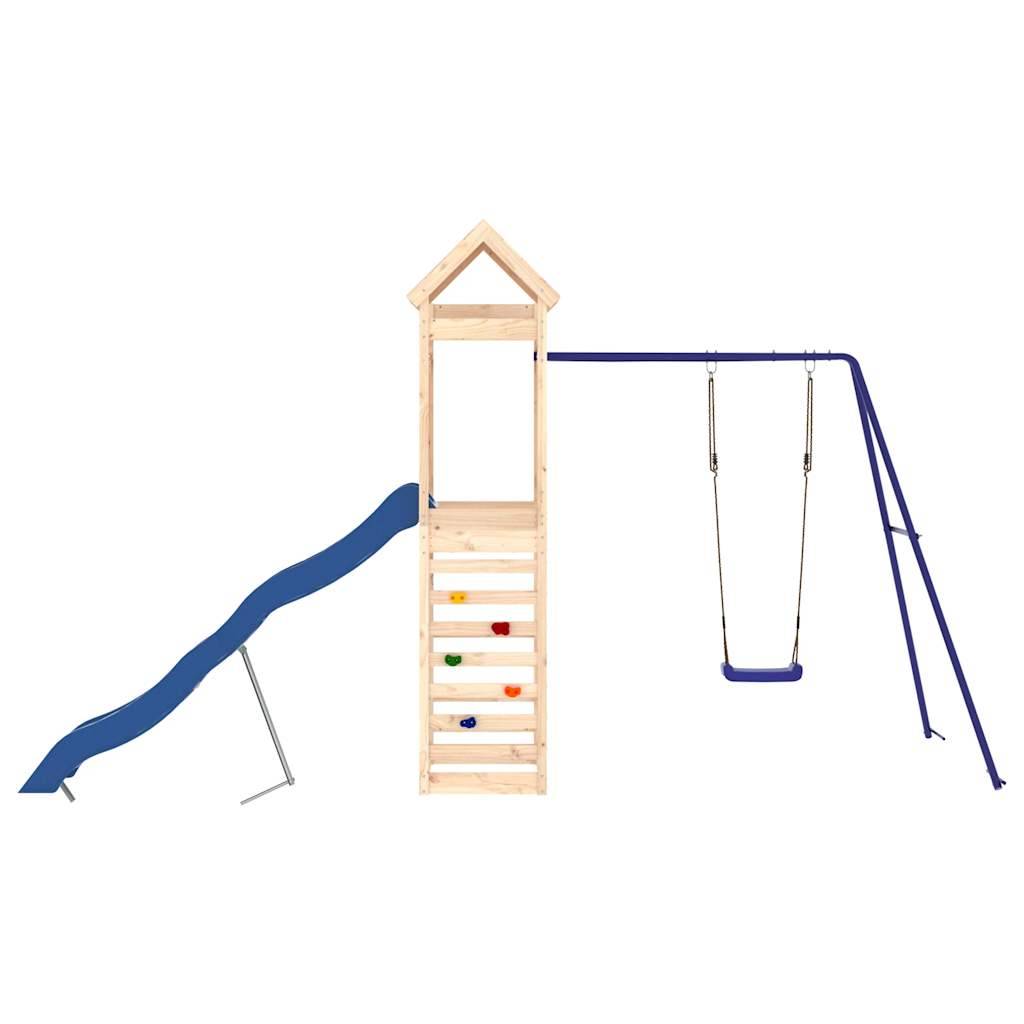 Aire de jeux d'extérieur - Jeu Plein air enfant bois de pin massif-JU1667 - Image 7