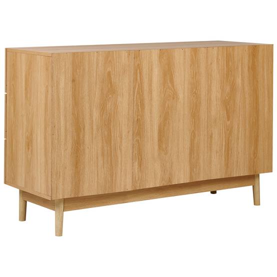Beliani - Commode Panneau de particules de bois Marron clair NIVO - 120x42x76- Beliani - Image 6