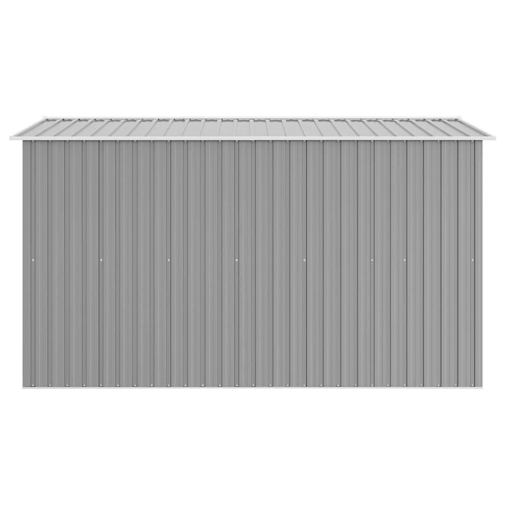 Vidaxl - Abri de jardin 257x298x178 cm Métal Gris 7.7m² vidaXL 143341 - Image 8