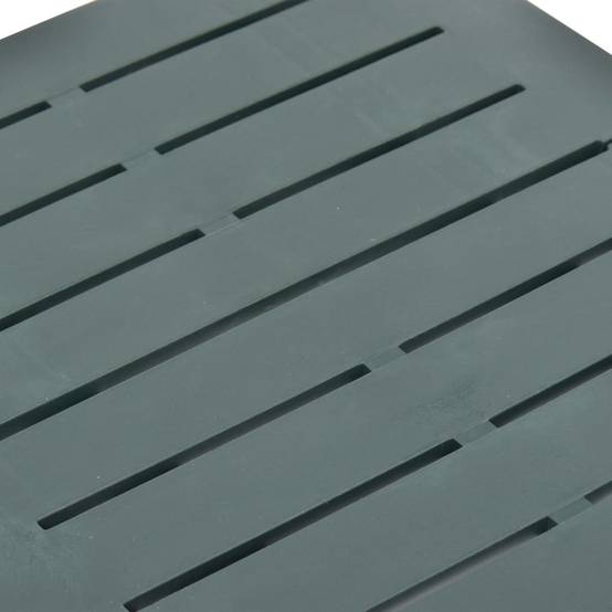 Table pliable de jardin plastique vert 45 x 43 x 50 cm - PANGIVO - Image 6