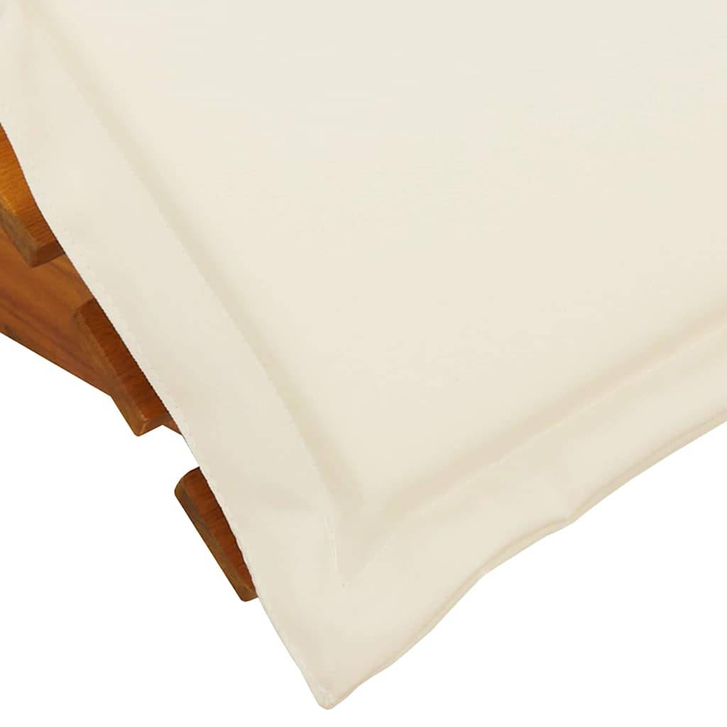 PANGIVO - Transat bois acacia marron 154 x 60 x 74 cm avec coussin - PANGIVO - Image 9