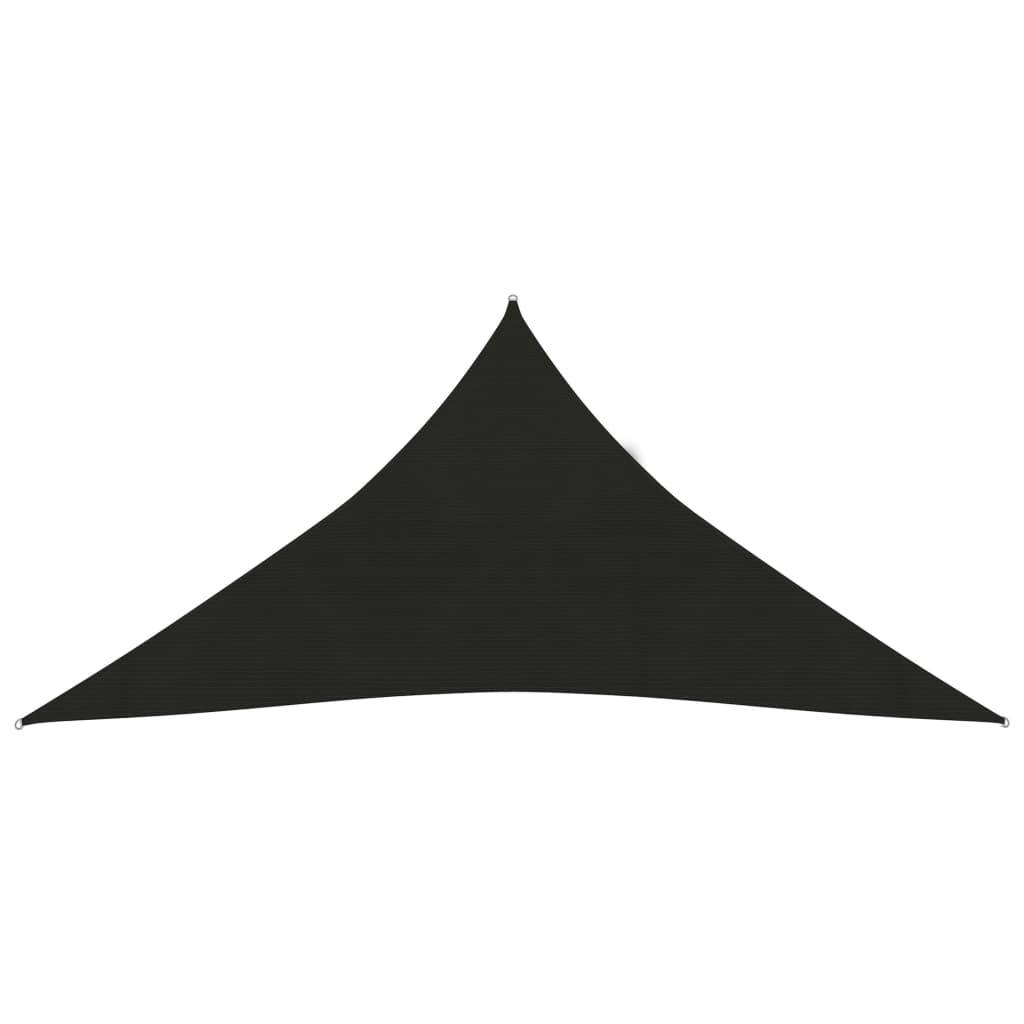 Helloshop26 - Voile toile d'ombrage parasol 160 g/m² 5 x 5 x 5 m PEHD noir - Image 2