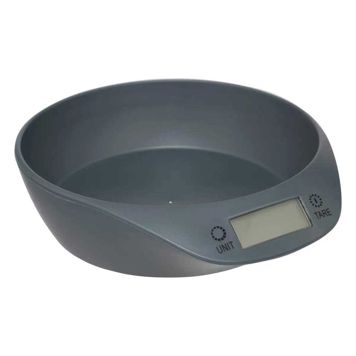 Balance de Cuisine Digitale Avec Bol "Néo" 28cm Gris - Image 2