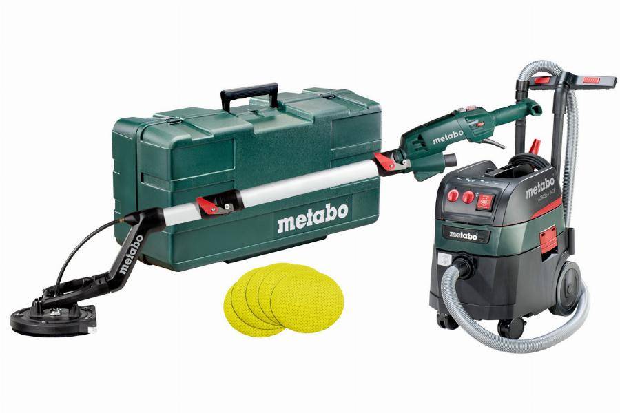 Metabo - Ponceuse à bras LSV 5-225 Comfort Coffret + aspirateur ASR 35 L ACP + 25 abrasifs METABO - 690886000
